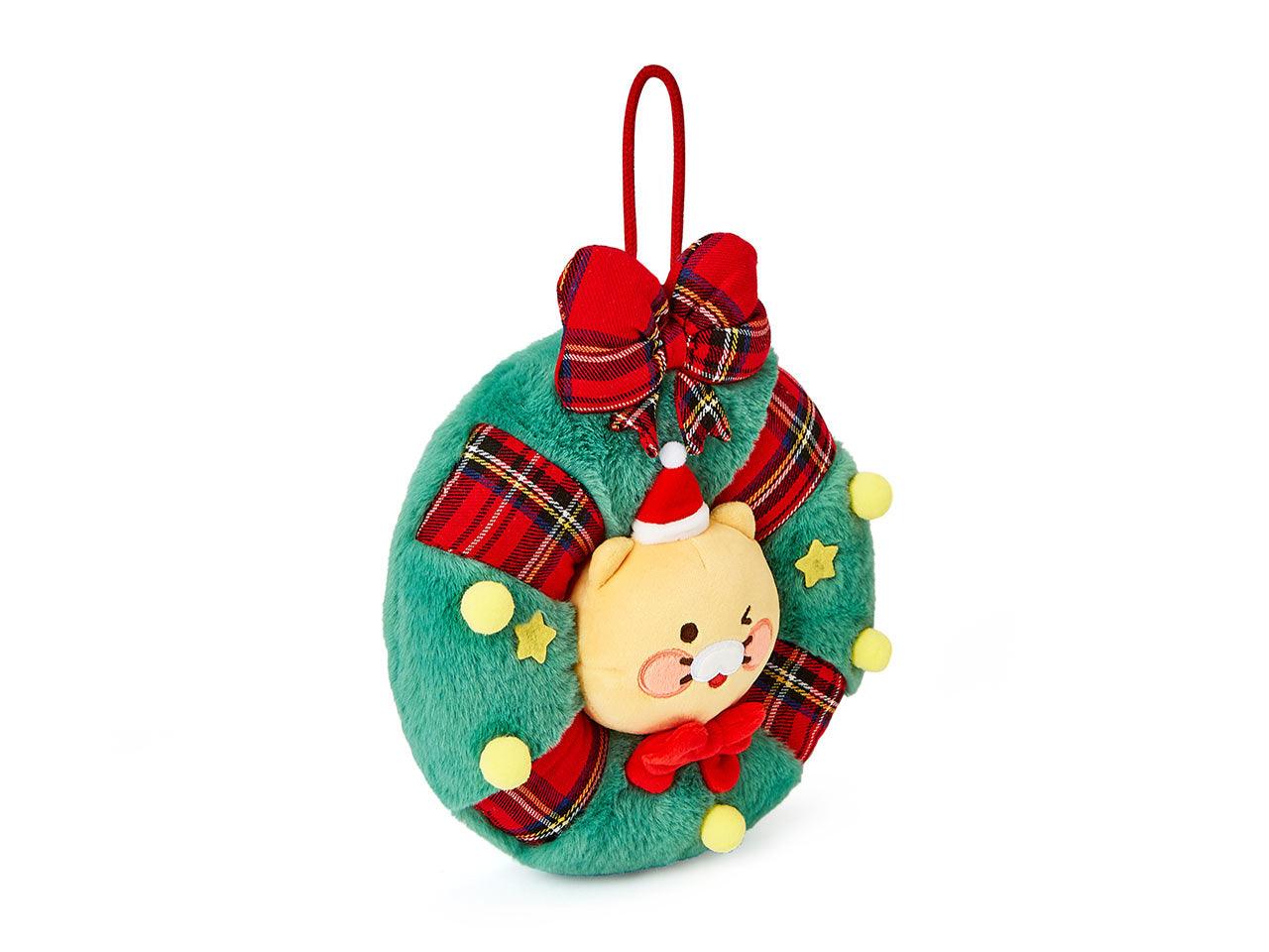 Kakao Friends 春植 Choonsik Christmas Wreath Soft Plush 聖誕掛飾 - SOUL SIMPLE HK