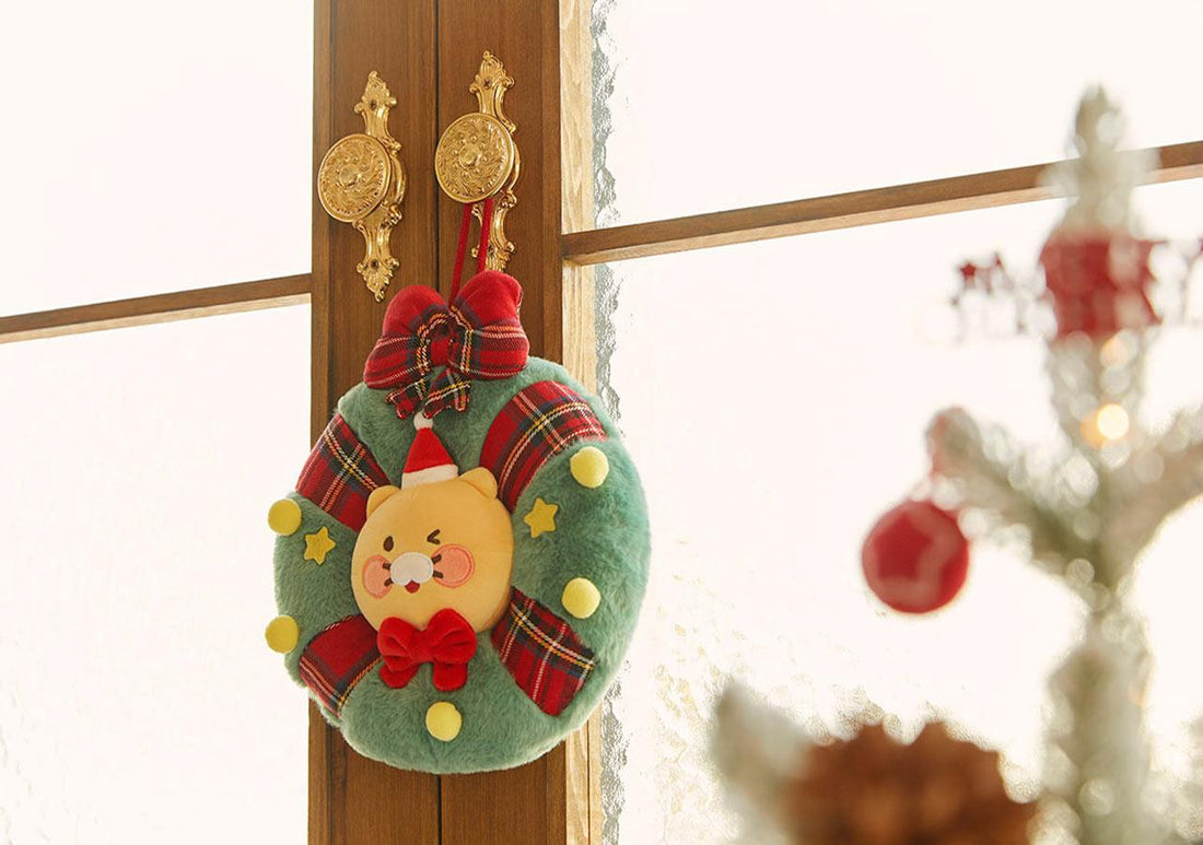 Kakao Friends 春植 Choonsik Christmas Wreath Soft Plush 聖誕掛飾 - SOUL SIMPLE HK