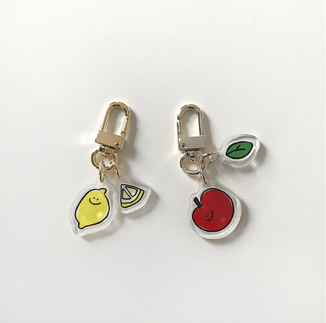 Second Morning Lemonade/Apple Keyring 鑰匙扣 - SOUL SIMPLE HK