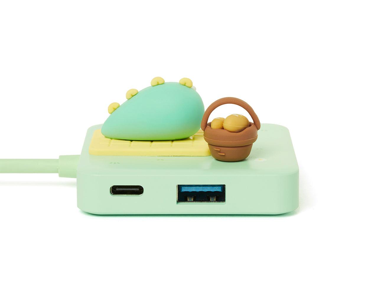 Kakao Friends Jordy 5 in 1 USB-C Adapter USB-C 多功能轉接器 - SOUL SIMPLE HK