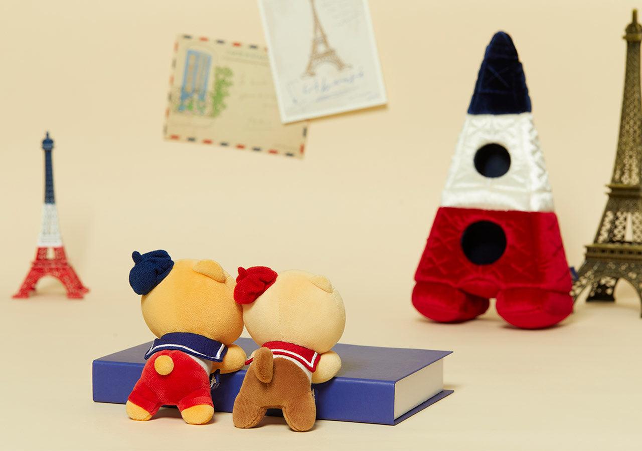 Kakao Friends Ryan & 春植 Choonsik Paris Edition Eiffel Tower Soft Plush 巴黎鐵塔公仔 - SOUL SIMPLE HK