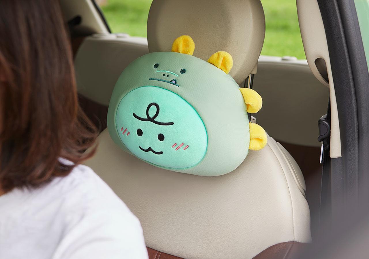 Kakao Friends Dinosaur Jordy Car Neck Cushion 汽車頸墊 - SOUL SIMPLE HK