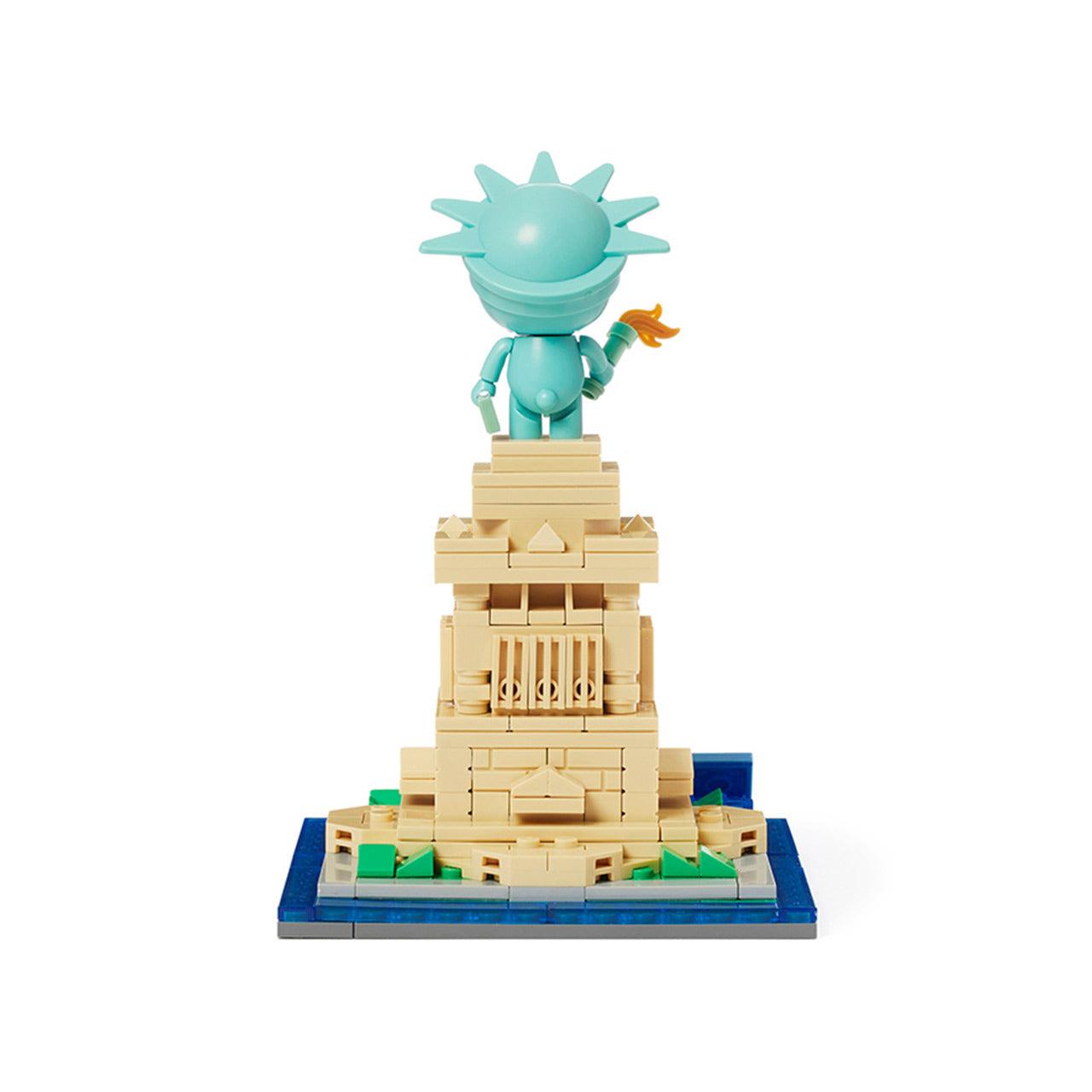 Kakao Friends Ryan Landmark Brick Figure Statue of Liberty– SOUL