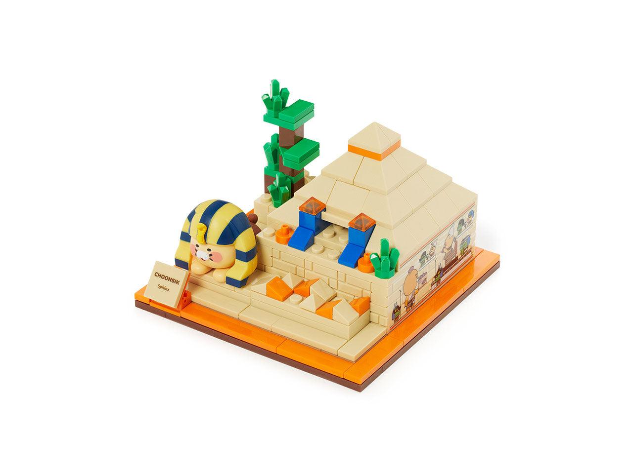 Kakao Friends Chunzhi Choonsik Landmark Brick Figure Pyramid Model