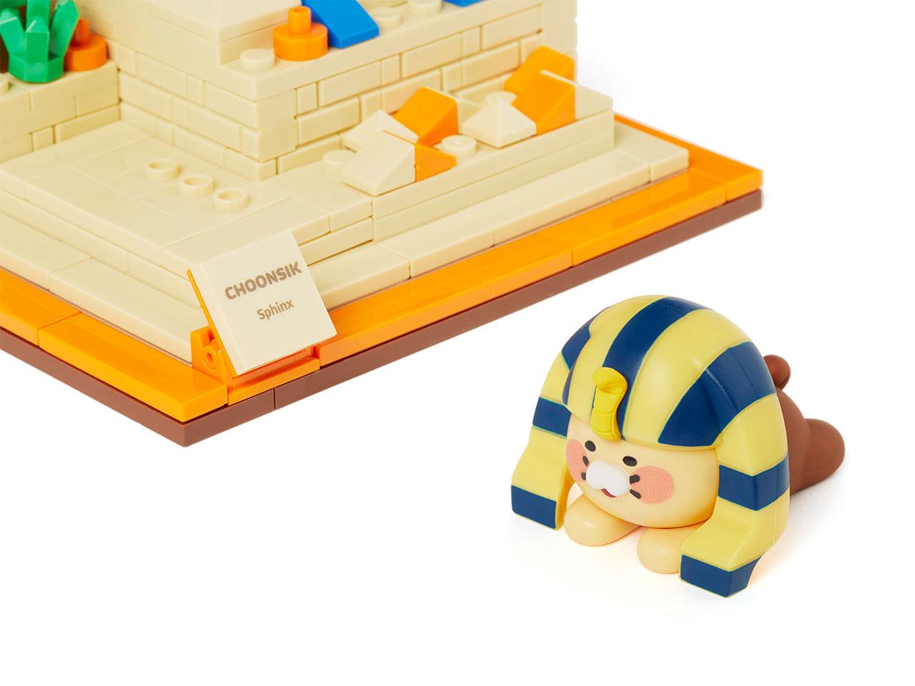 Kakao Friends Chunzhi Choonsik Landmark Brick Figure Pyramid Model