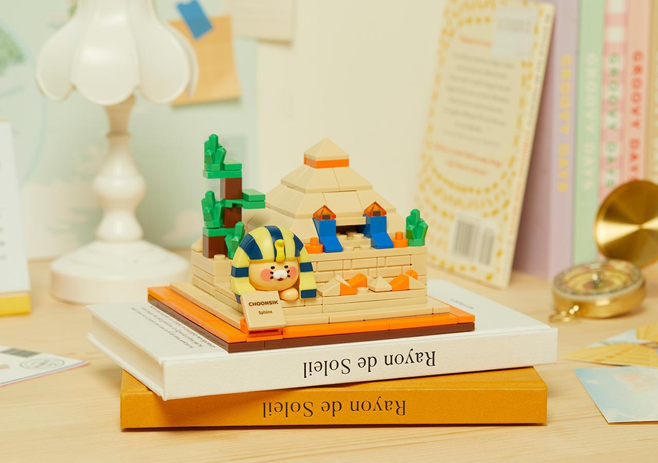 Kakao Friends 春植Choonsik Landmark Brick Figure 金字塔模型