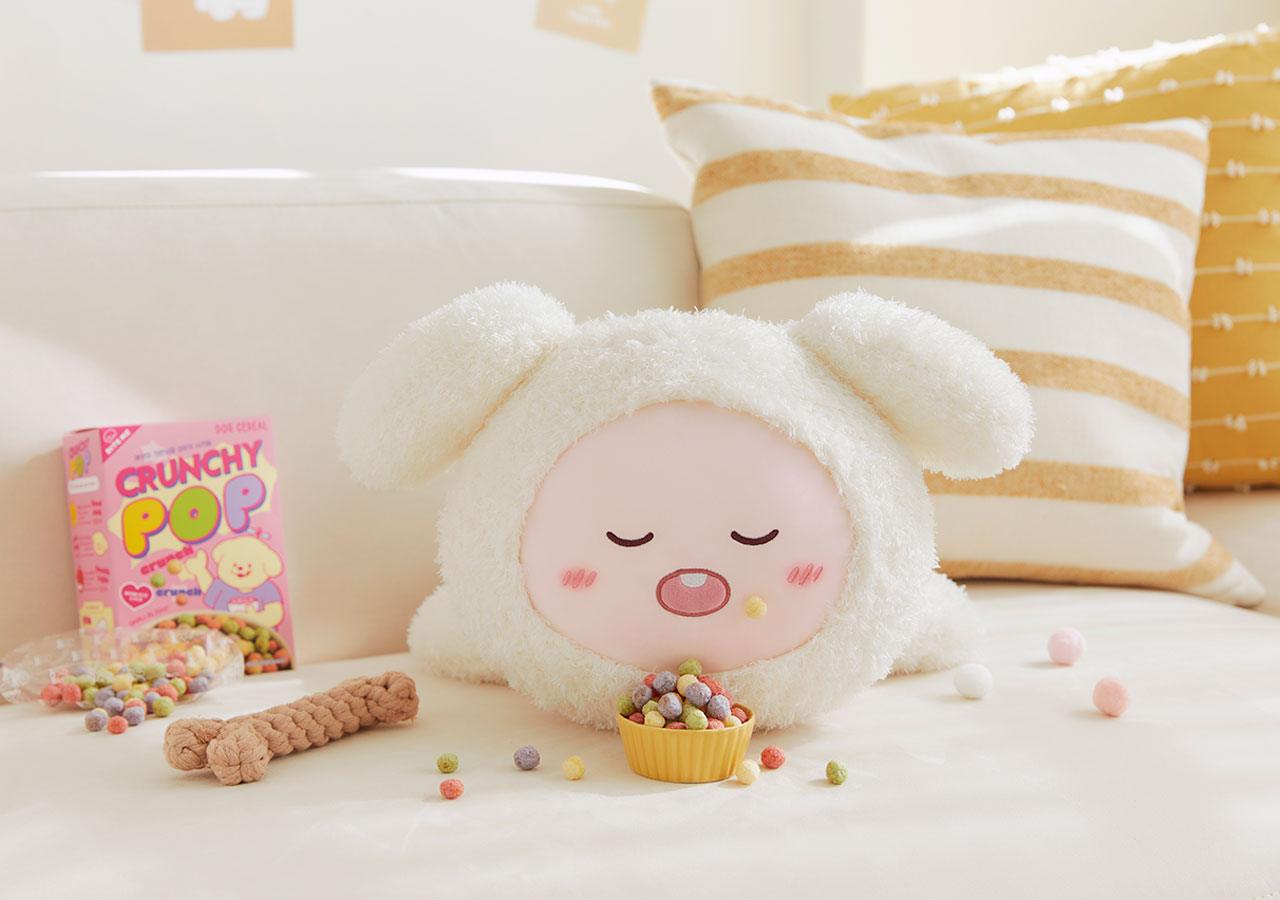 Kakao Friends Little Puppy Club LPC Apeach Body Pillow Dog Pillow