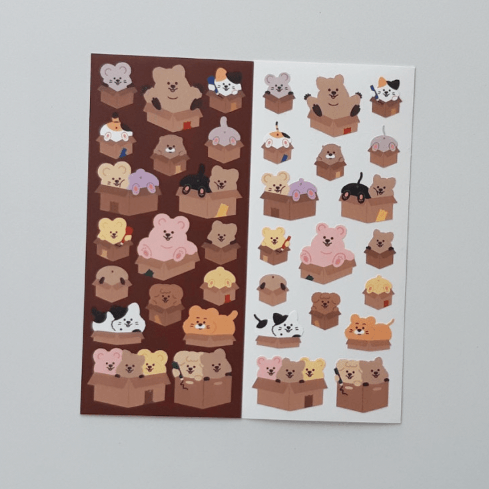 【現貨】YOUNG FOREST Box Friends Sticker 貼紙 - SOUL SIMPLE HK