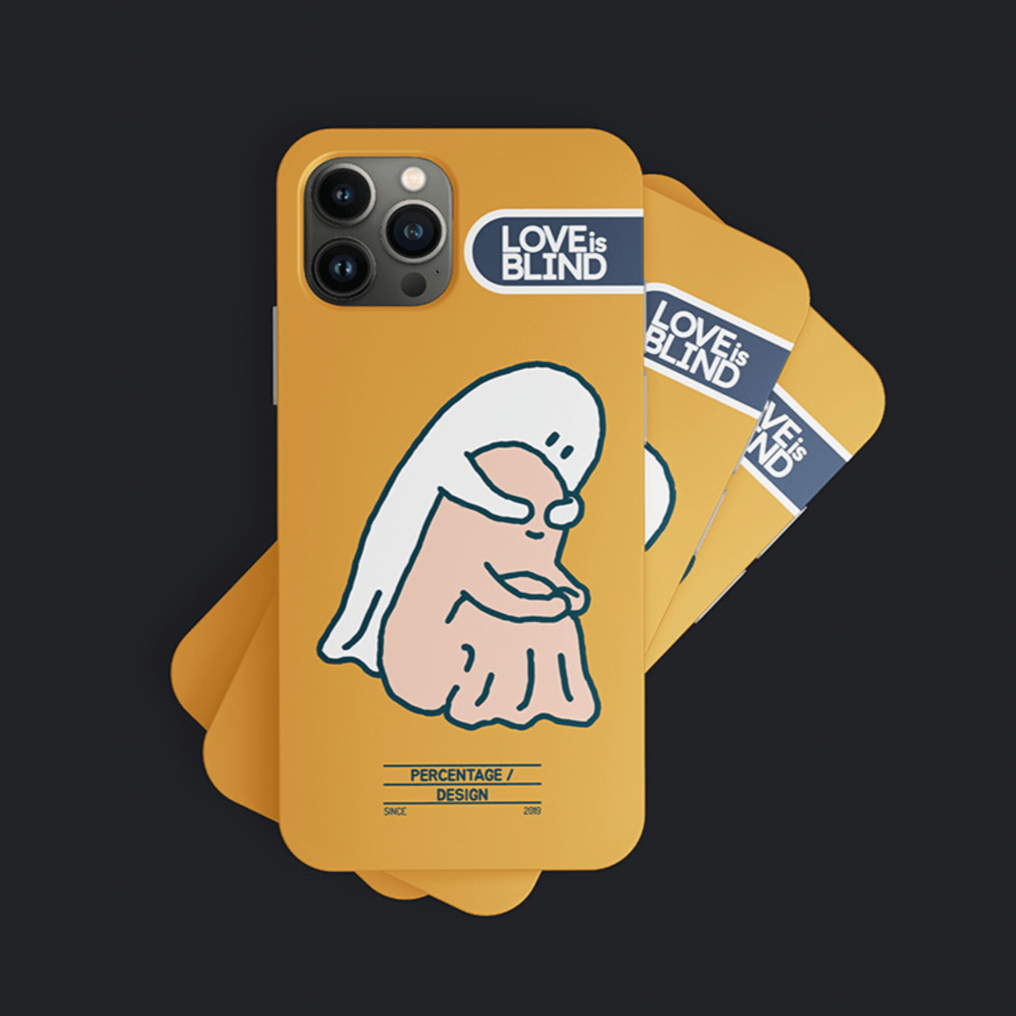 Percentage/Design p/d 幽靈大軍 Love is Blind Phone Case 手機保護殼（4款） - SOUL SIMPLE HK