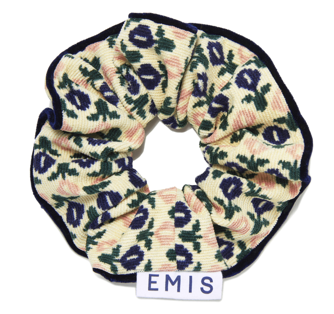 EMIS Mini Flower Corduroy Scrunchy 髮圈（2款） - SOUL SIMPLE HK