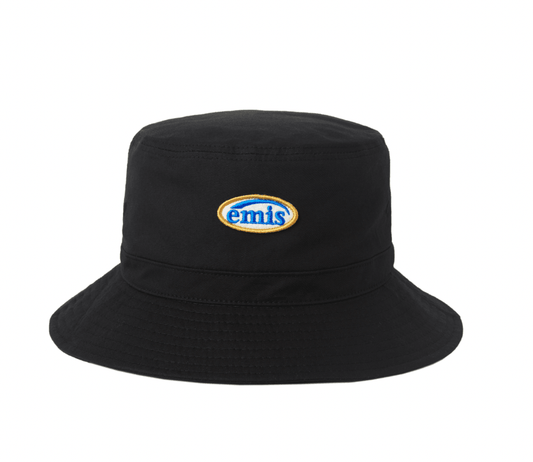 EMIS Mini Wappen Bucket Hat - Black 漁夫帽 - SOUL SIMPLE HK