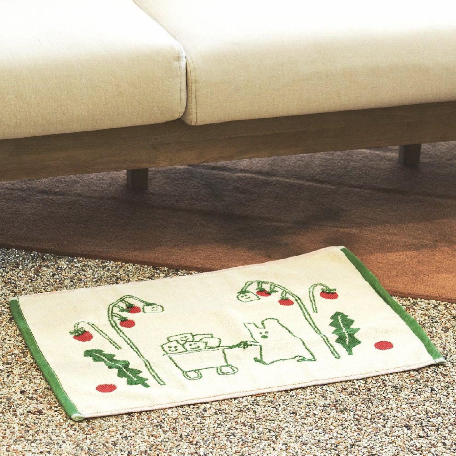 Dinotaeng Quokka and Veges Mini Rug 地毯 - SOUL SIMPLE HK