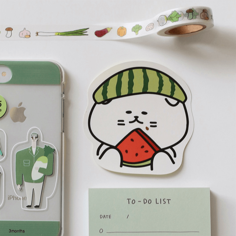 3months Watermelon Sticker 西瓜悠仔貼紙 - SOUL SIMPLE HK