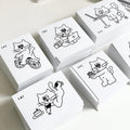 ADDHALF Eddy Big Removable Sticker Pack 02 貼紙套裝（6p） - SOUL SIMPLE HK