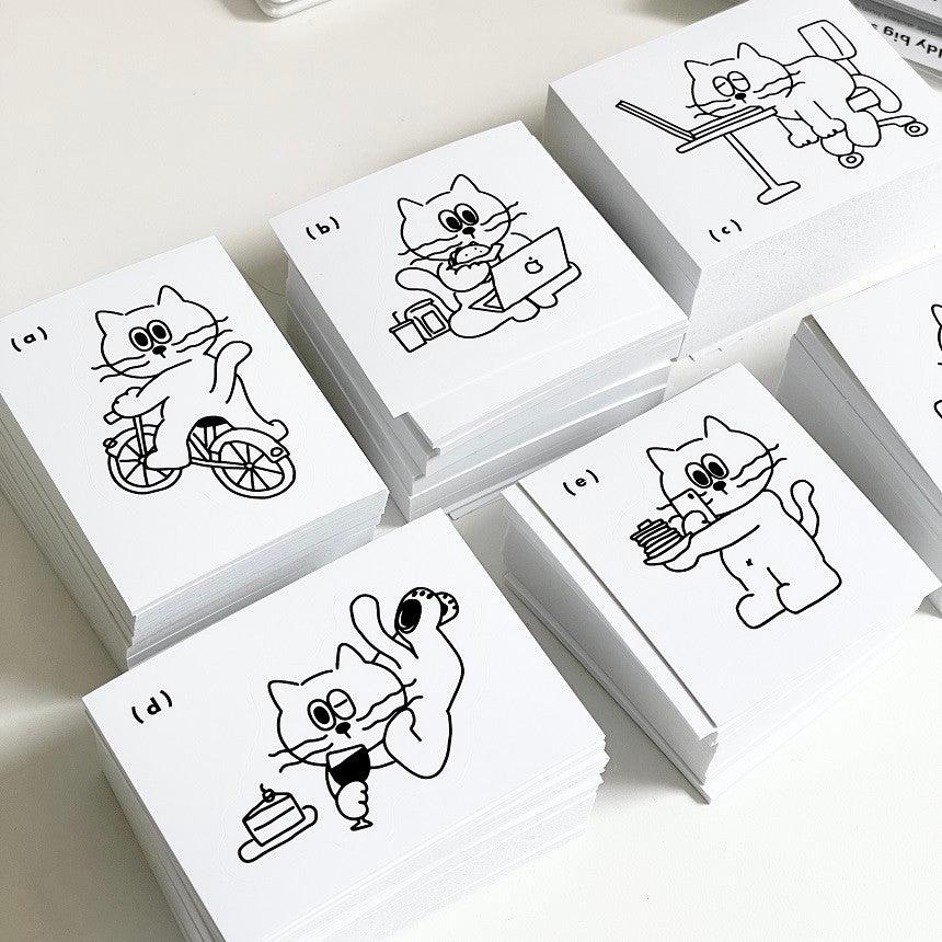 ADDHALF Eddy Big Removable Sticker Pack 02 貼紙套裝（6p） - SOUL SIMPLE HK