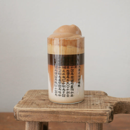 BRACKET TABLE Hangul Glass 訓民正音 300ml 玻璃杯 - SOUL SIMPLE HK
