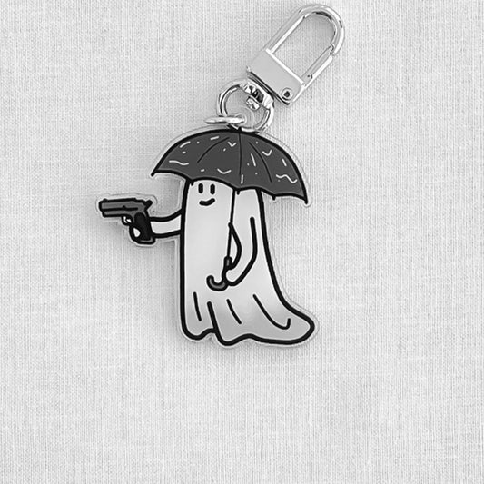 Percentage/Design p/d 幽靈大軍 Ghost Gun with Umbrella Keyring 鎖匙扣 - SOUL SIMPLE HK