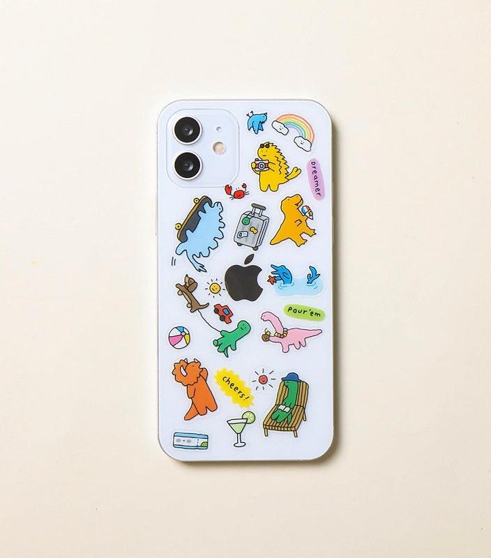 【現貨】Joguman Studio Everyday is Gymday for Stego Sticker ‘劍龍怕掉稱’貼紙 - SOUL SIMPLE HK