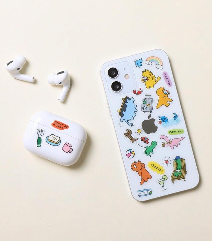 【現貨】Joguman Studio Everyday is Gymday for Stego Sticker ‘劍龍怕掉稱’貼紙 - SOUL SIMPLE HK