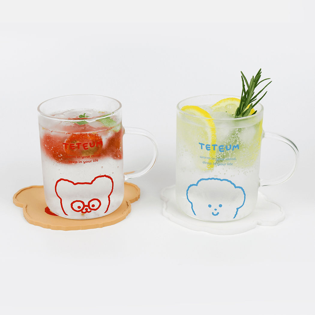 TETEUM Line Glass Cup 玻璃杯（2款） - SOUL SIMPLE HK
