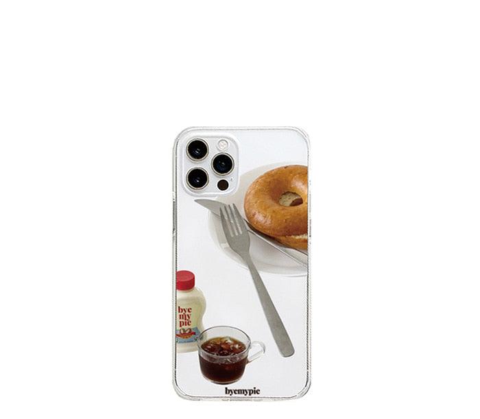 Byemympie Bagel Morning Hardjelly Phone Case 手機保護殻 - SOUL SIMPLE HK
