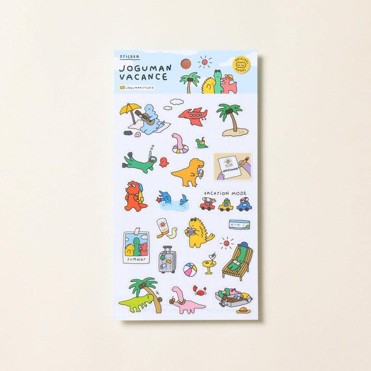【現貨】Joguman Studio Joguman Vacance Sticker “渺小的恐龍度假”貼紙 - SOUL SIMPLE HK
