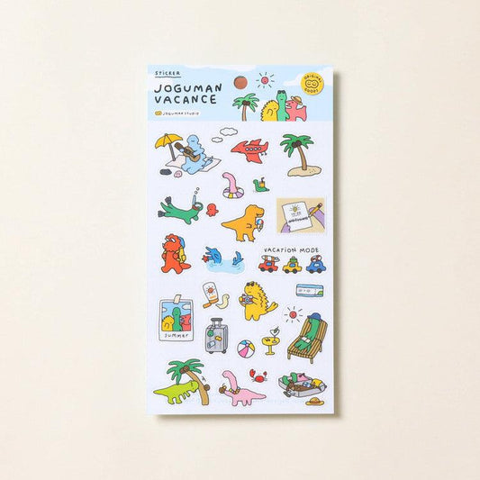 【現貨】Joguman Studio Joguman Vacance Sticker “渺小的恐龍度假”貼紙 - SOUL SIMPLE HK