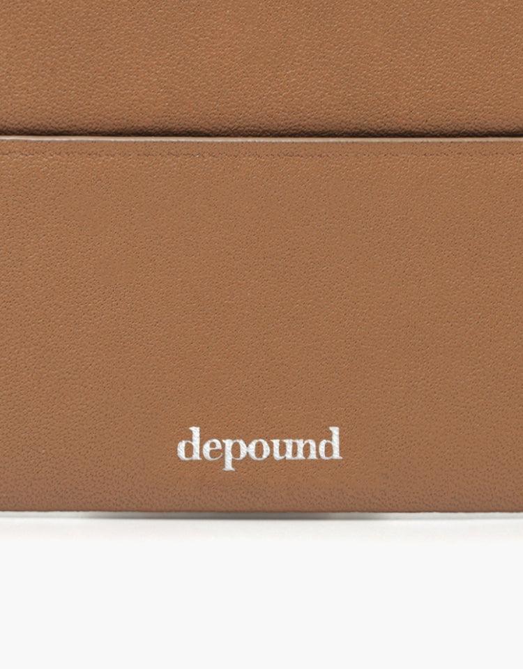 Depound - Luna Single Card Wallet - Saddle Brown 卡片錢包 - SOUL SIMPLE HK
