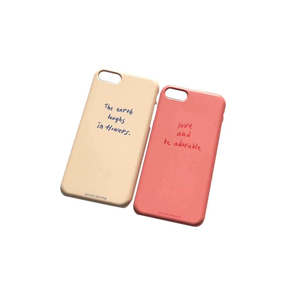 Second Morning It's Spring Hard Phone Case 手機保護硬殼（2款） - SOUL SIMPLE HK