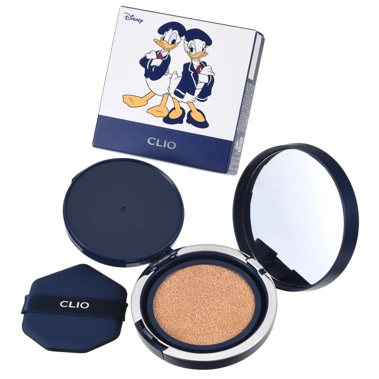 日本迪士尼 Disney x Clio Donald & Daisy Cushion Foundation Kill Cover 氣墊粉餅