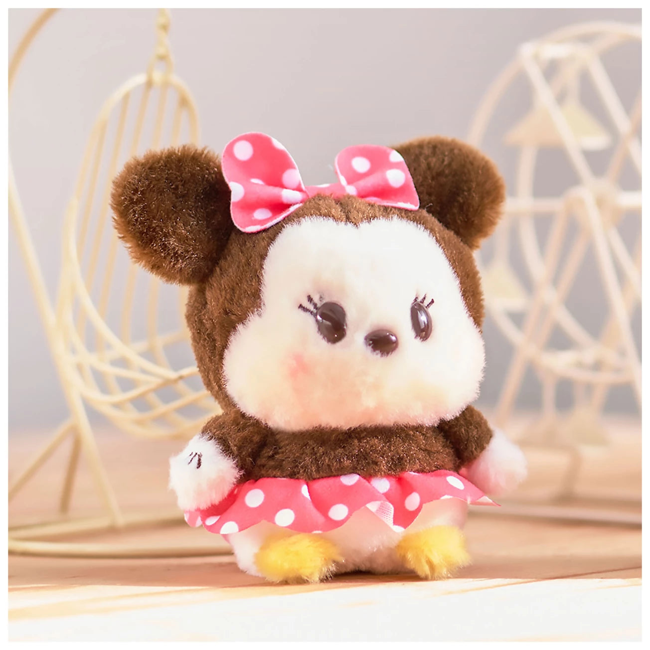 日本迪士尼 Disney Urupocha-chan - Minnie 手掌Size可愛毛公仔