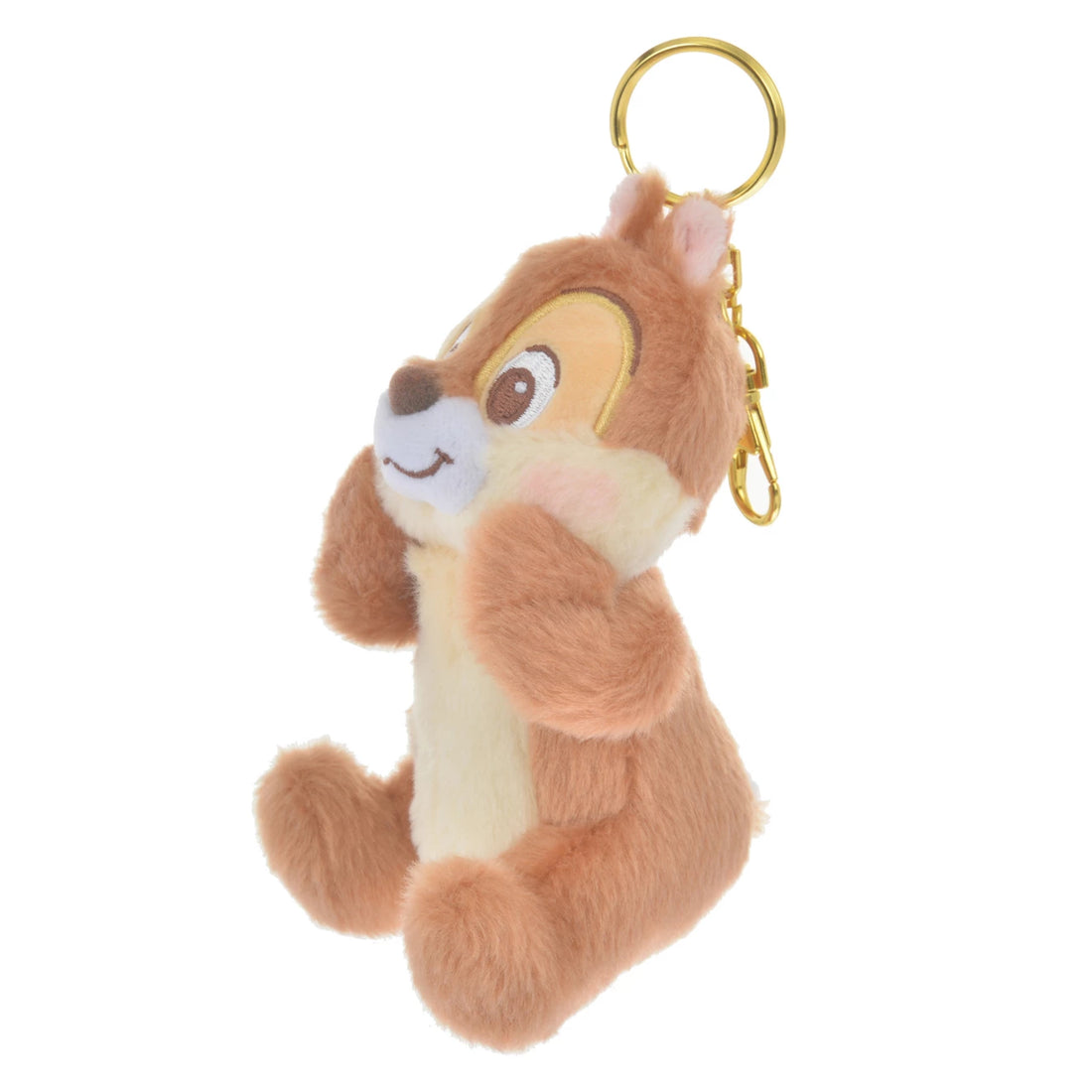 日本迪士尼 Disney Chip Fluffy Cutie Keyring 可愛公仔鑰匙扣