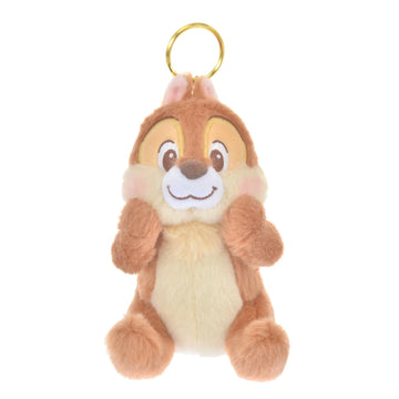 日本迪士尼 Disney Chip Fluffy Cutie Keyring 可愛公仔鑰匙扣