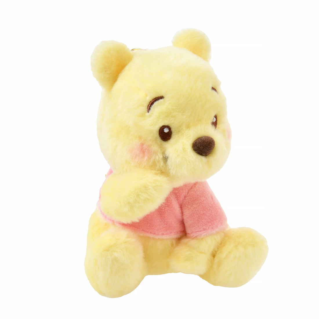 日本迪士尼 Disney Winnie the Pooh Sitting Plush Keyring 公仔鑰匙扣