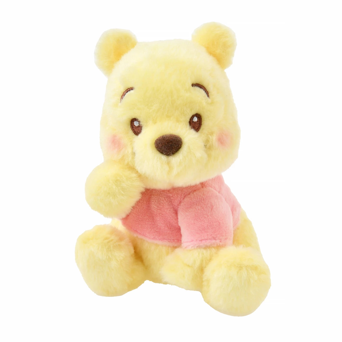 日本迪士尼 Disney Winnie the Pooh Sitting Plush Keyring 公仔鑰匙扣