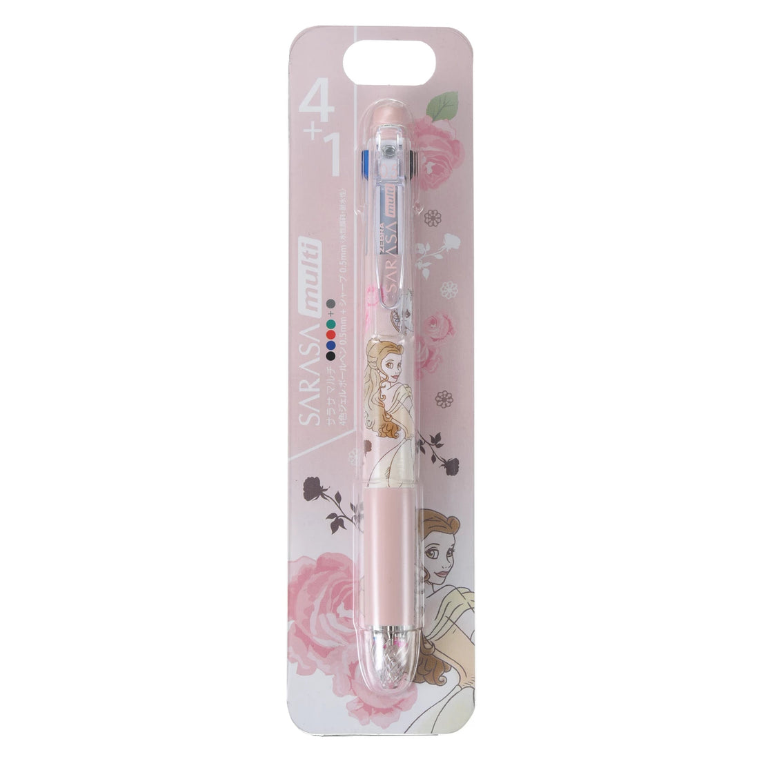 日本迪士尼 Disney Bell&Mrs.Potts&Chip Sarasa Multi Pen 0.5