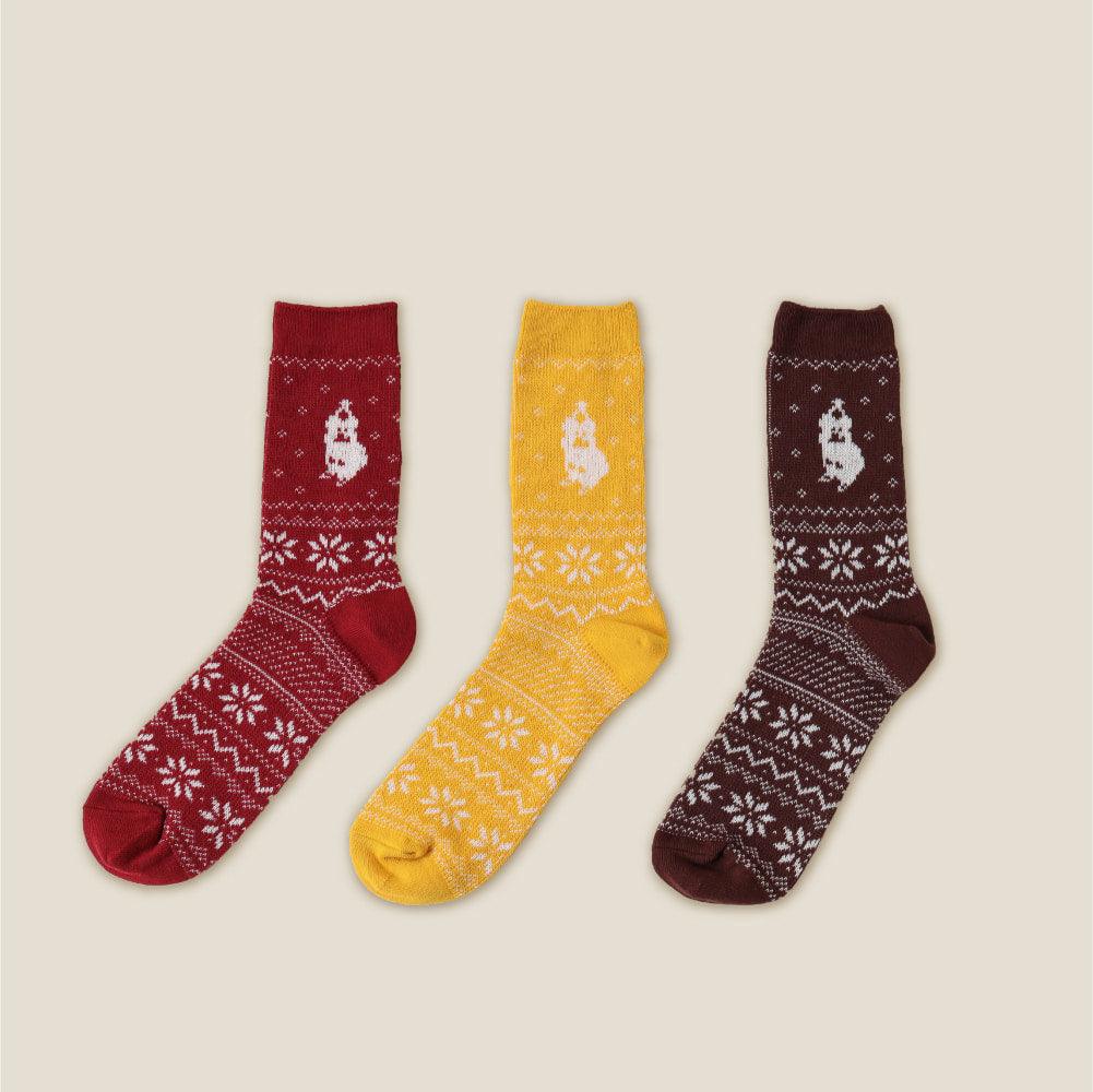 Dinotaeng Santa Quokka Nordic Socks 長襪 - SOUL SIMPLE HK