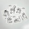 ADDHALF Eddy Big Removable Sticker Pack 貼紙套裝（6p） - SOUL SIMPLE HK