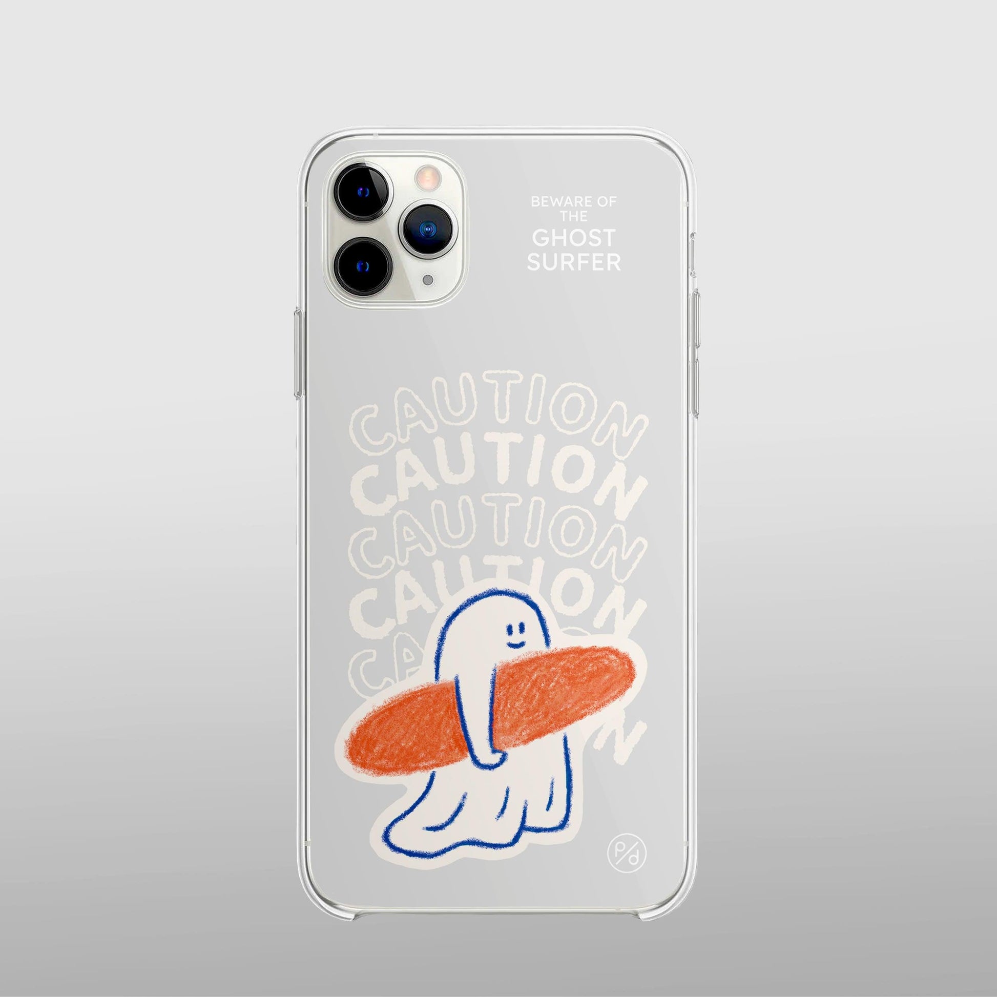 Percentage/Design p/d 幽靈大軍 Crayon Ghost Surfer Phone Case 手機保護殼（4款） - SOUL SIMPLE HK