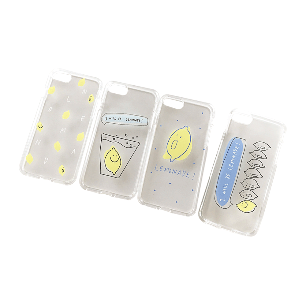 Second Morning Lemonade Jelly Phone Case 手機保護軟殼（4款） - SOUL SIMPLE HK