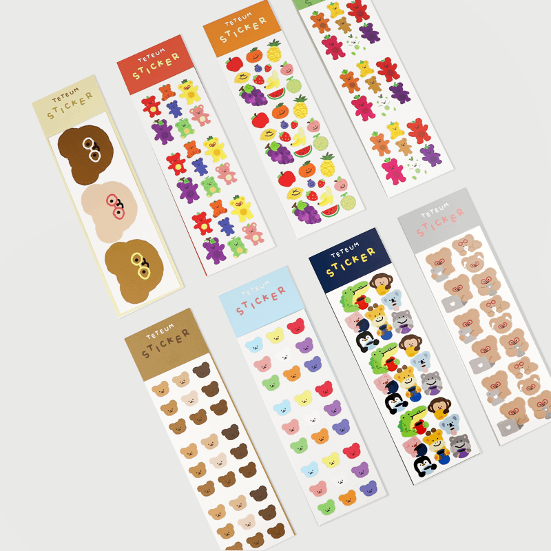 TETEUM Stickers 1 貼紙（8款） - SOUL SIMPLE HK