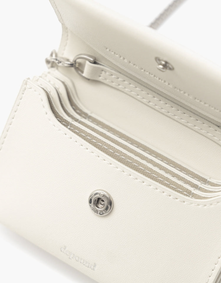 ★depound★ luna accordion wallet (crosschain) ecru beige Depound - Luna Accordion Wallet (Cross-Chain) - Ecru Beige