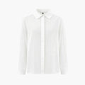 Depound - Round Collar Blouse - Ivory 圓領襯衫 - SOUL SIMPLE HK