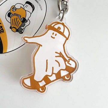 Percentage/Design p/d 幽靈大軍 Orange Skateboard Gordy Keyring 鎖匙扣 - SOUL SIMPLE HK