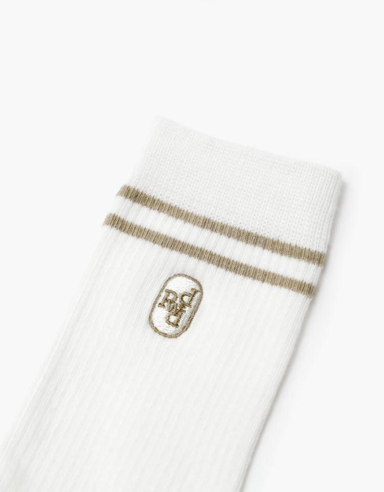 Depound - Two Stripe Socks (Green/Beige) Set 襪子套裝 - SOUL SIMPLE HK