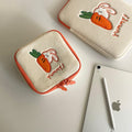 Second Morning Yummy Rabbit Carrot Pouch 收納小袋（2款） - SOUL SIMPLE HK