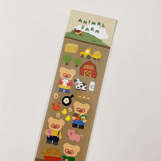 【現貨】TETEUM Animal Farm Sticker 貼紙 - SOUL SIMPLE HK