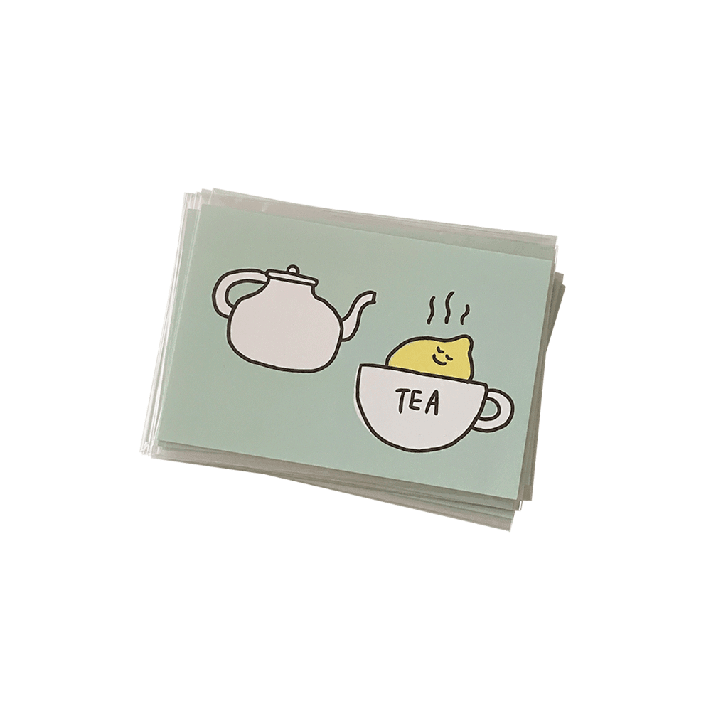 Second Morning Lemon Tea Postcard 明信片 - SOUL SIMPLE HK