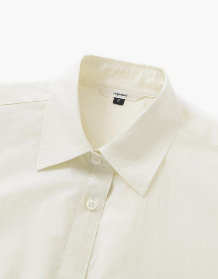 Depound - Oversize Shirts - Light Yellow 裇衫 - SOUL SIMPLE HK