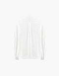 Depound - Round Collar Blouse - Ivory 圓領襯衫 - SOUL SIMPLE HK